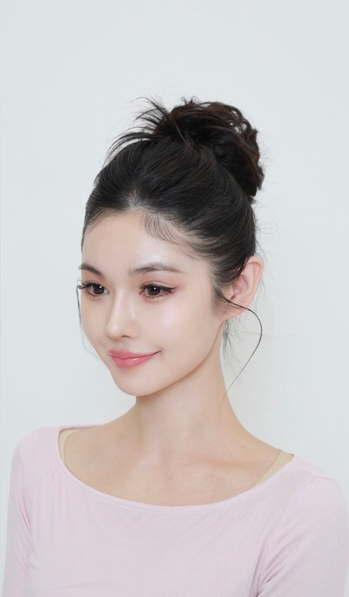 MFX Rose Bloom Layer Bun - MISS FLUFFY XOXO