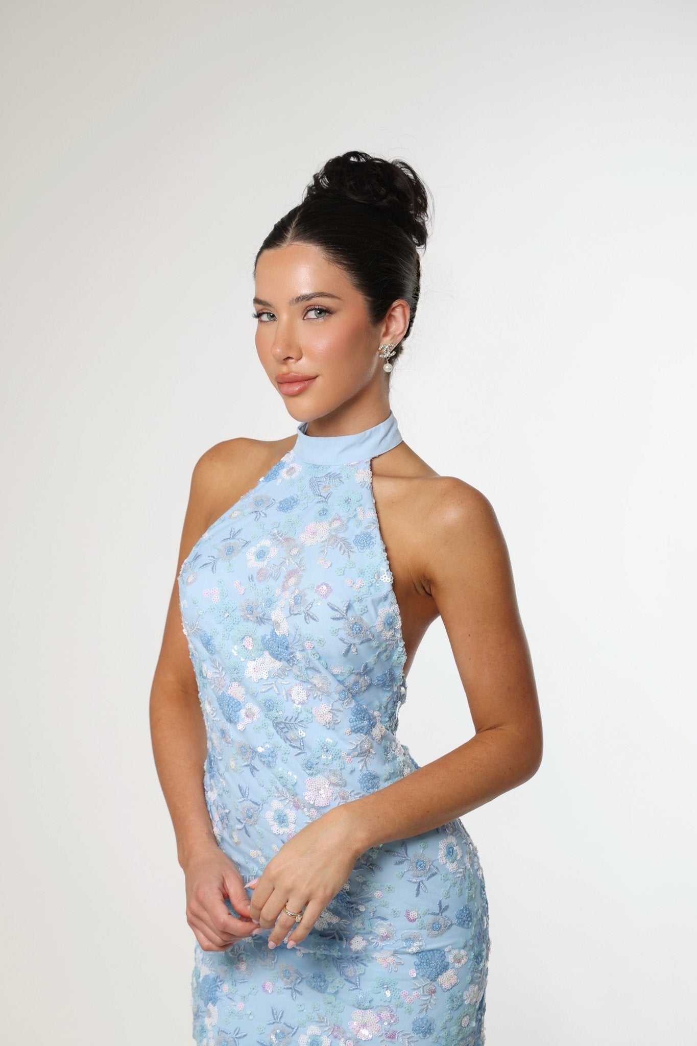 MFX Rose Bloom Layer Bun - MISS FLUFFY XOXO