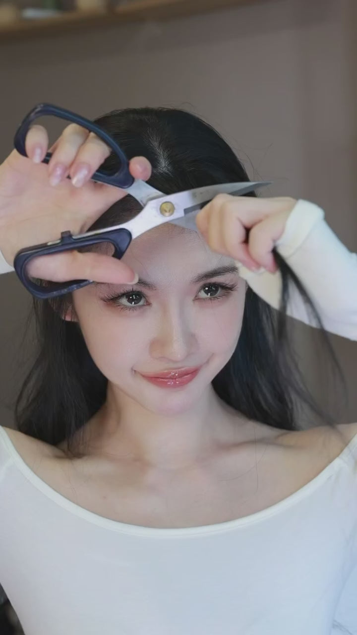 MFX Dolly Bangs Hair Topper — styling video