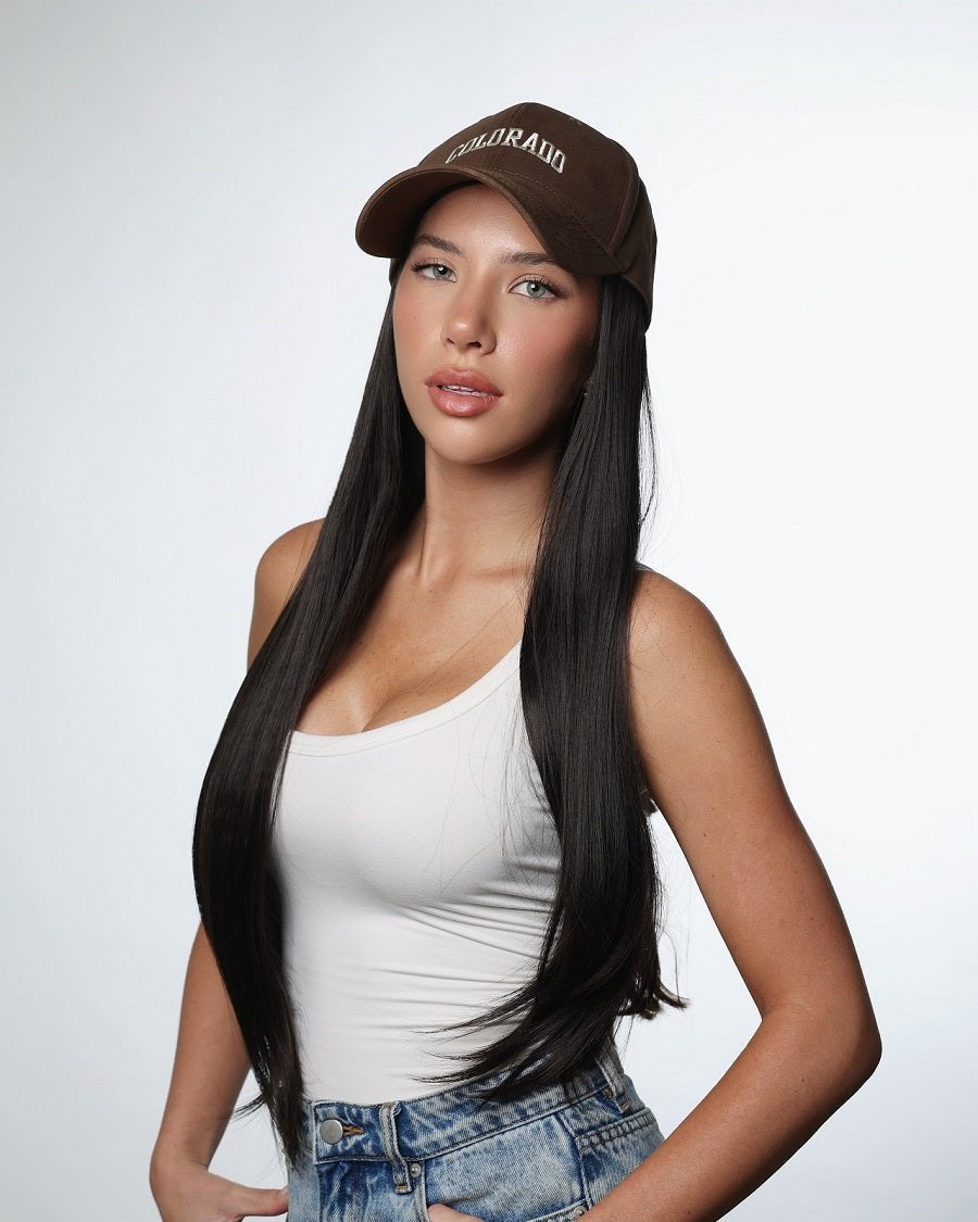 Sleek Straight Hair Hat | Miss Fluffy XOXO - MISS FLUFFY XOXO